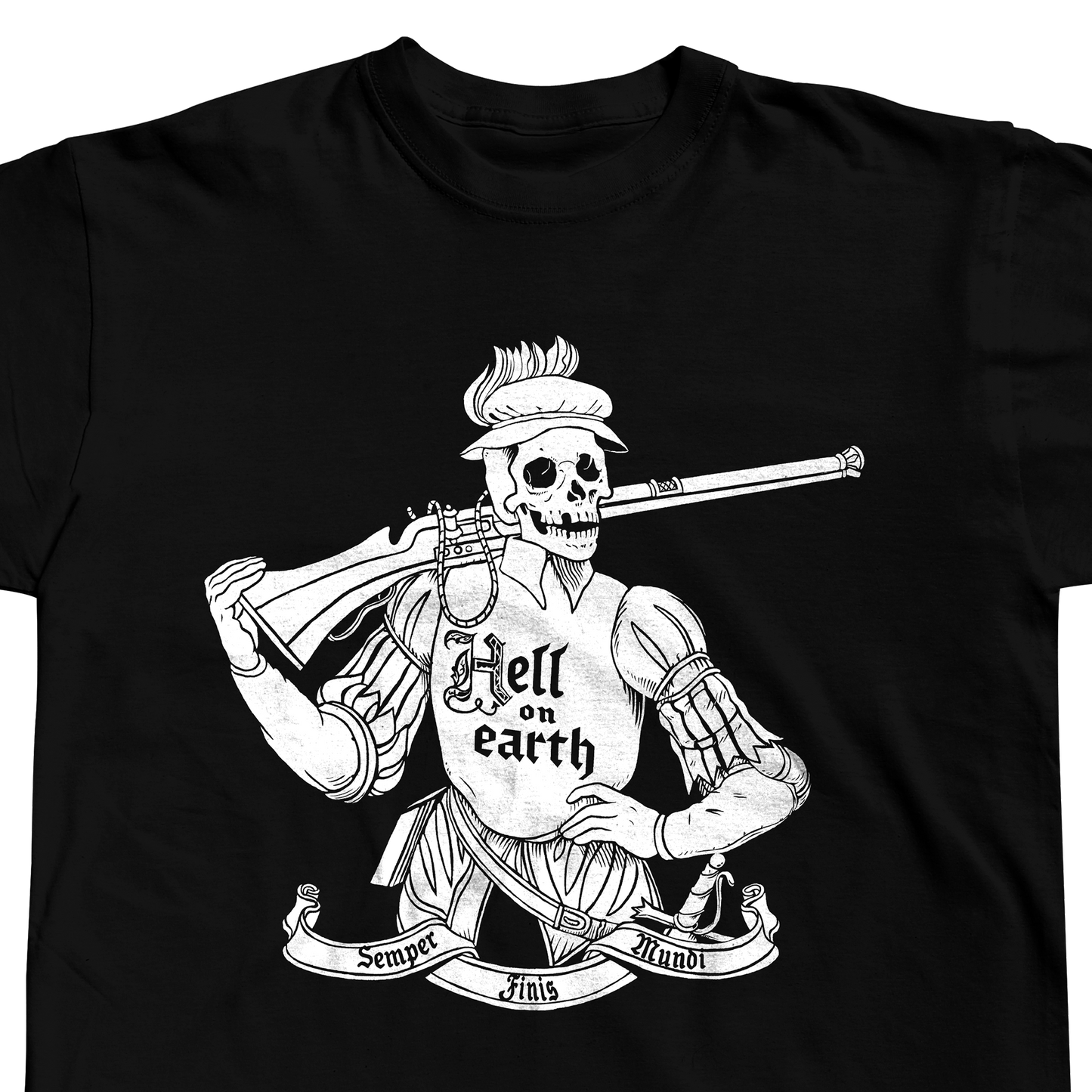 Hell on Earth Skeleton T-Shirt